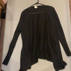 Black cardigan